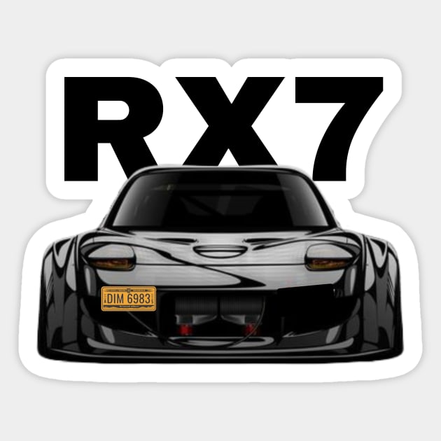 Rx7 FD Sticker by MOTOSHIFT